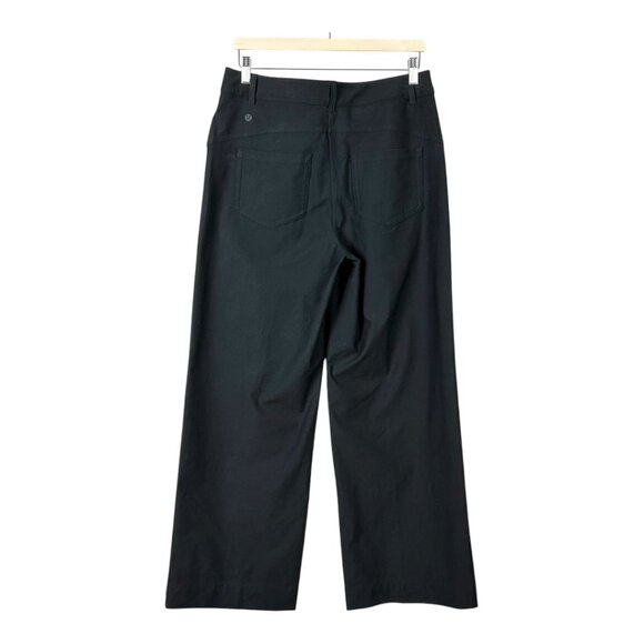 Lululemon City Sleek 5 Pocket High Rise Wide Leg Pants Black - Picture 3 of 12